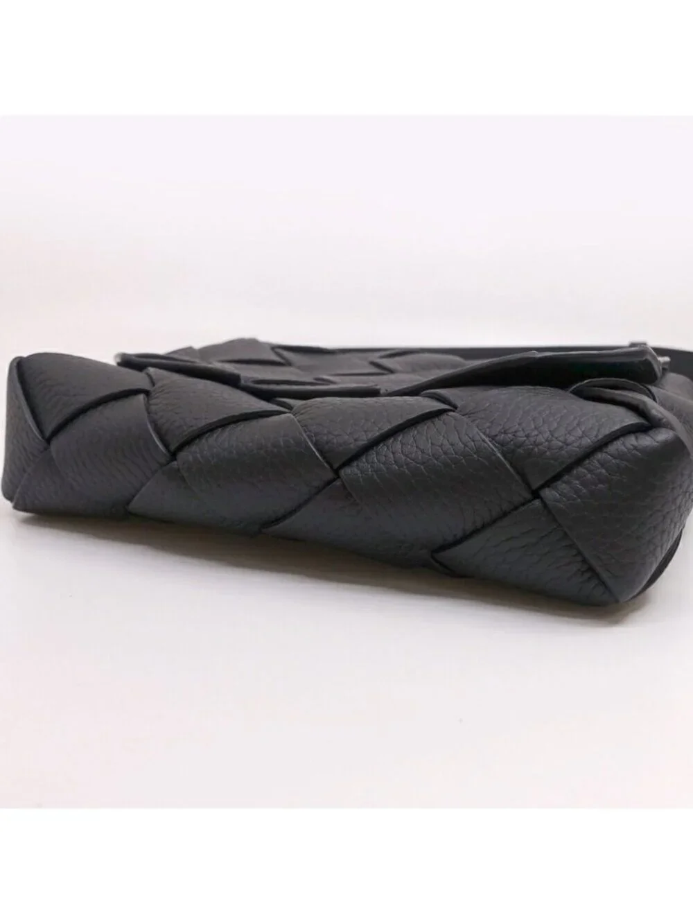 Bottega Veneta Diago Small Shoulder Bag Maxi Intrecciato Silver